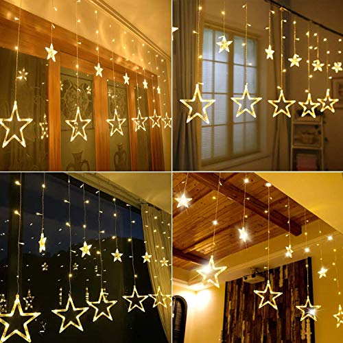 Rideau/Guirlande Lumineux 12 Étoiles