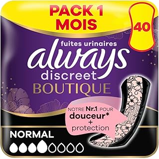Serviettes hygiéniques Always Discreet
