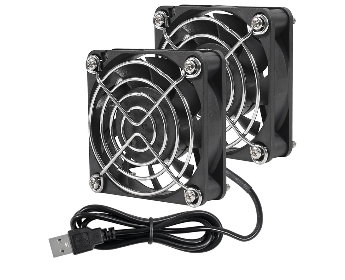 Lot de 2 ventilo usb + capot de protection pour meuleuse d'angle + disque à diamant