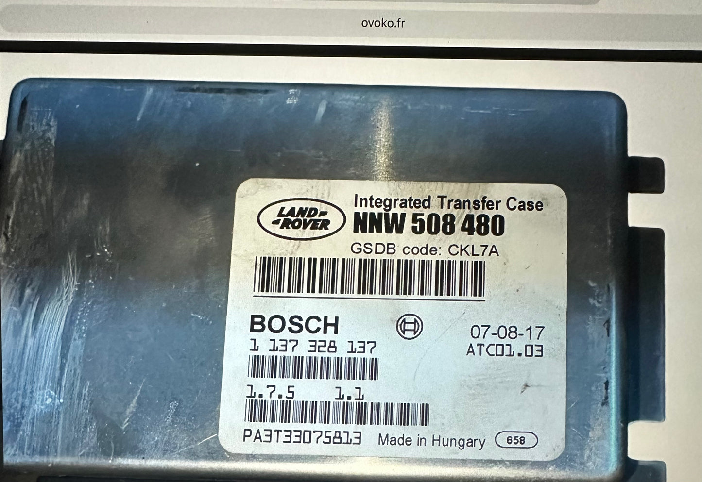 Module de transmission pour range rover tdv6 (occasion)