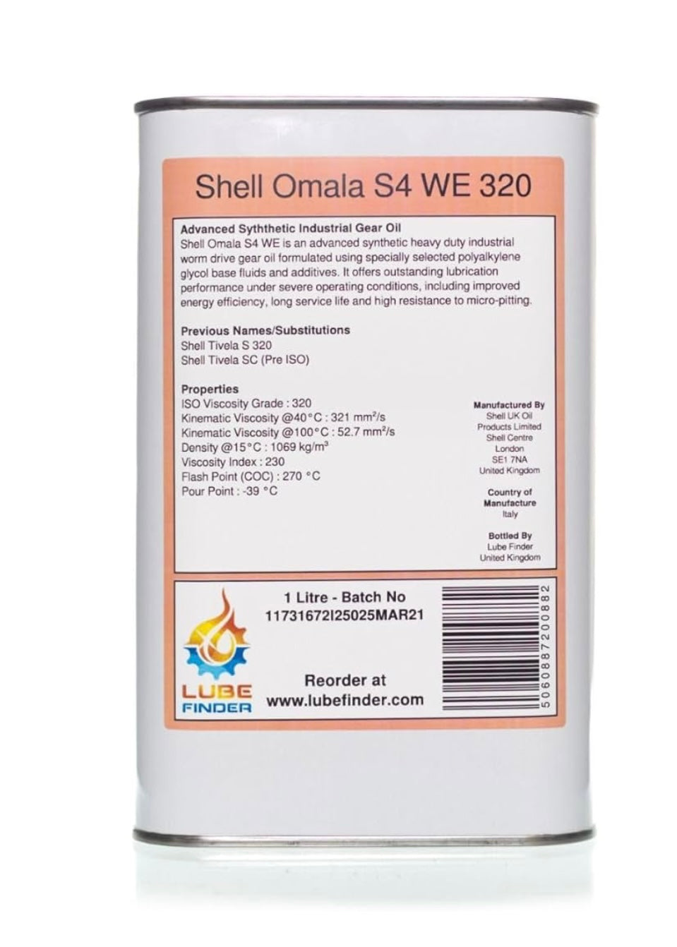 Shell Omala s4 we 320