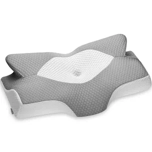 Oreiller Gamaneo,Coussin Cervicales Douloureuses,Oreiller Ergonomique Cervical Memoire De Forme,2 en 1