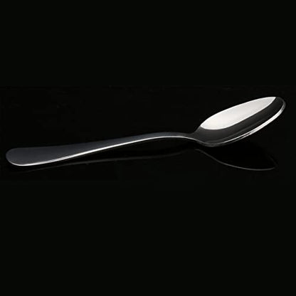 12 cuillères à Moka 10,3x2,2 cm en Acier Inoxydable Hautement Poli
