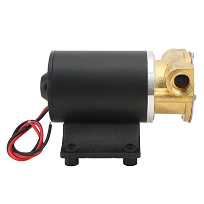 Pompe à Eau de Mer, 6 GPM Turbine à Protection Thermique 3/8 Pompe de Cale RéSistante à la Corrosion (12V)