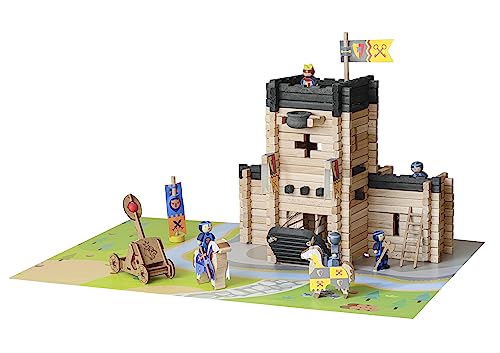 Château Fort et Catapulte - 20 pièces - Jeux de Construction