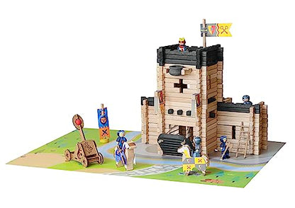 Château Fort et Catapulte - 20 pièces - Jeux de Construction