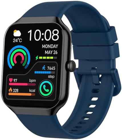 Montre Connectée Homme Femme, 1.96