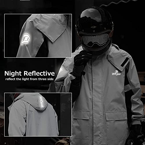 IRON JIA'S Veste imperméable moto hommes été ensemble veste et pantalon de pluie