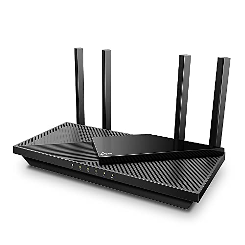 TP-Link Routeur WiFi 6 AX 3000 Mbps bi-bande, 5 ports Gigabit USB 3.0, 4 antennes à haute performance, OneMesh, WPA3, Contrôle parental, Antivirus intégré, (Archer AX55)