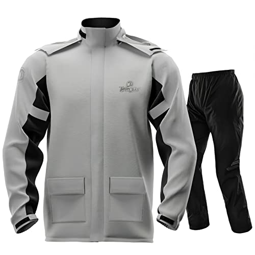 IRON JIA'S Veste imperméable moto hommes été ensemble veste et pantalon de pluie