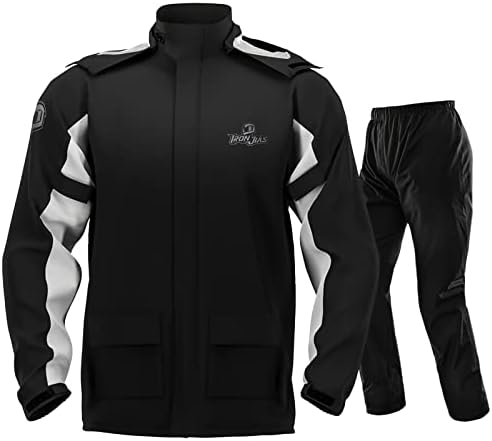 IRON JIA'S Veste imperméable moto hommes été ensemble veste et pantalon de pluie