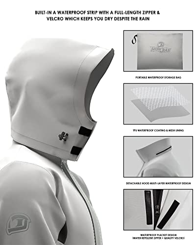 IRON JIA'S Veste imperméable moto hommes été ensemble veste et pantalon de pluie