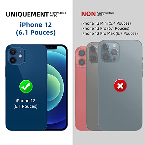 Beeasy Coque pour iPhone 12 Antichoc