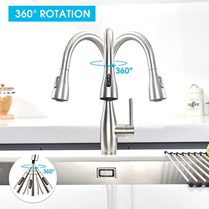CREA Robinet de cuisine avec douchette extractible