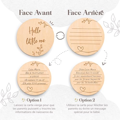 Mikito Coffret Cadeau Naissance Bébé