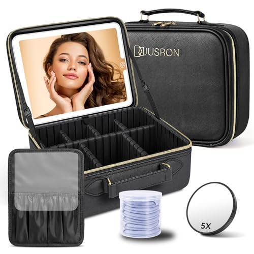 Trousse de Maquillage avec Miroir LED