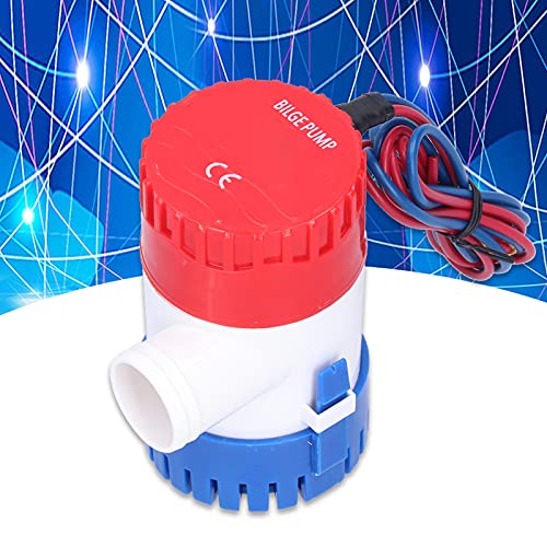Pompe à Eau de Cale de Bateau Submersible 12 V/24 V pour Bateau Accessoires de Pompe à Eau Marine Submersible Bateau Marin(12V 1100GPH)