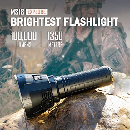 La lampe la plus puissante du monde 100 000 lumens, Portée de 1350 mètres