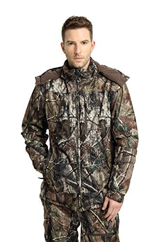 Krumba Hommes Camouflage Chasse Coupe-vent Imperméable Veste