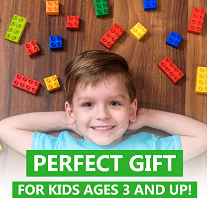 Grand lot de 25 blocs de legos âgés de 3, 4, 5, 6 ans