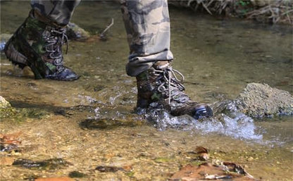 Chaussures de randonnée camouflage imperméables et antidérapantes