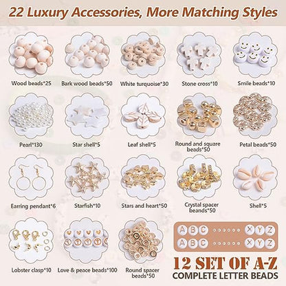 Kit de Perles pour Bracelet - 11000+ Perles Heishi