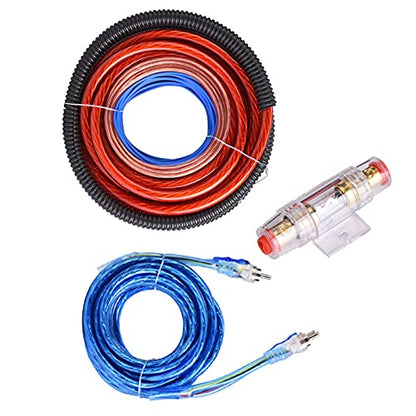 VOBOR Kit Câble Ampli Voiture 4 Jauge - 2800W