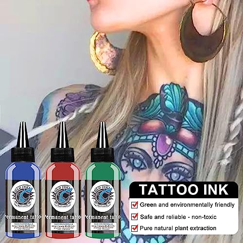 Encre de Tatouage, Lot de 14 encres de tatouage professionnelles