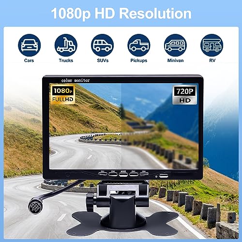 Kit de Caméra de Recul CAMECHO avec Écran LCD 7"