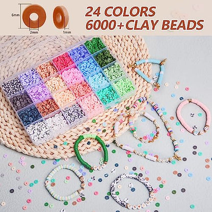 Kit de Perles pour Bracelet - 11000+ Perles Heishi