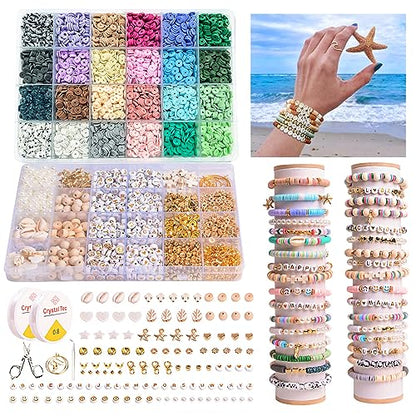 Kit de Perles pour Bracelet - 11000+ Perles Heishi