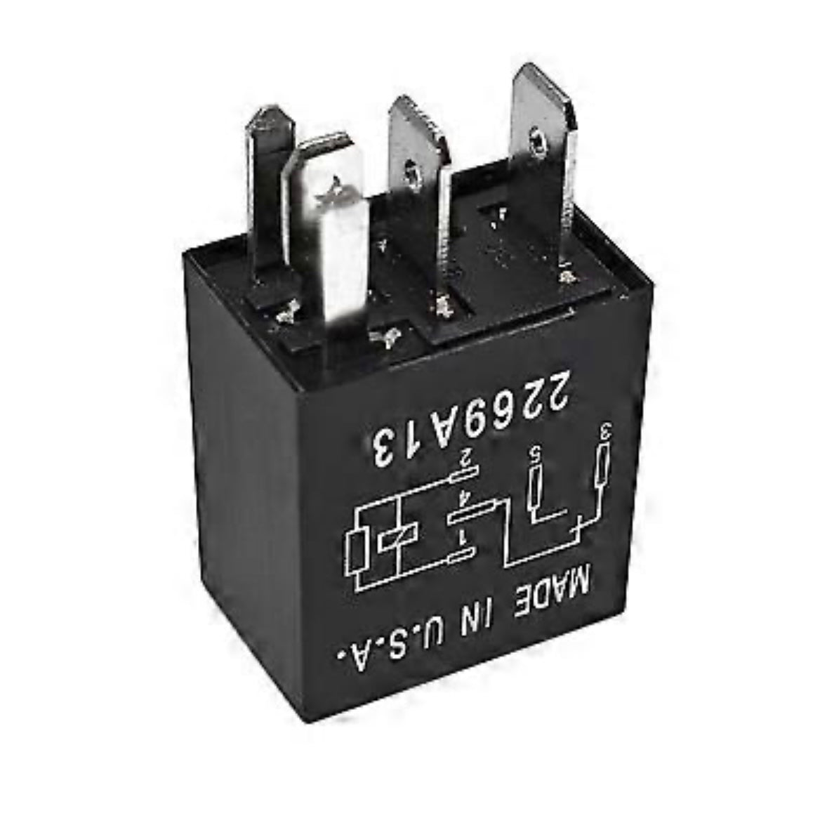 Relais 8T2T-14B192-BA 12V 5-Pin pour Ford Mondeo Focus Car Relais 30A 12VDC 5Pins Automotive Relay SPDT Formulaire de contact