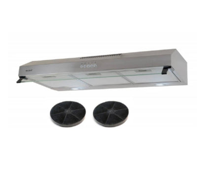 Hotte casquette BELDEKO - HOTTE CASQUETTE / VISIÈRE 90 CM - INOX DOUBLE MOTEUR - 200W - 438 M3/H