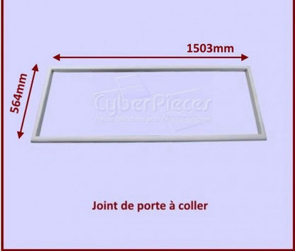 Joint de Porte 1503x564mm à coller Liebherr 7111132 + Kit bande adhésif autocollante Liebherr