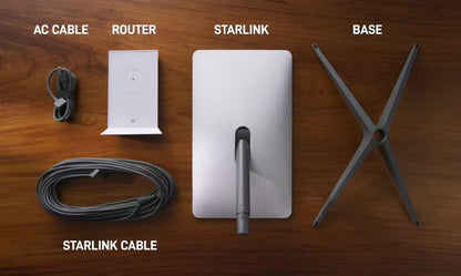 Starlink motorisé- Internet Satellite haut débit avec antenne Auto-orientale