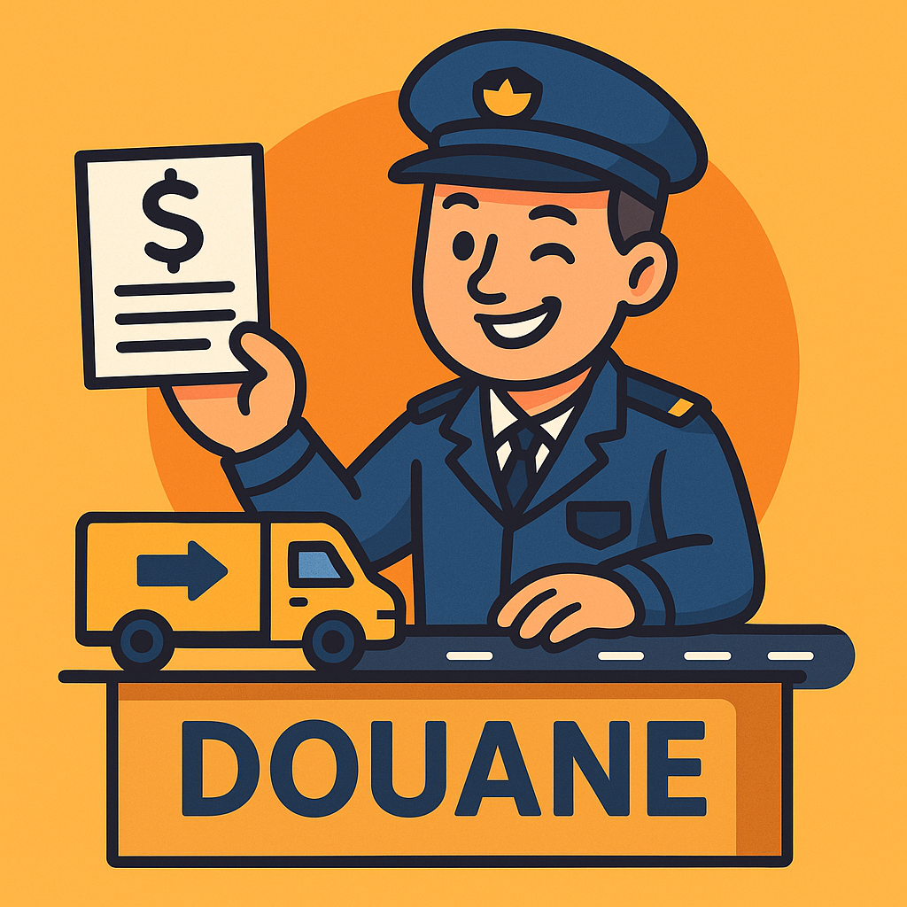 Taxes douanière + frais de livraison.